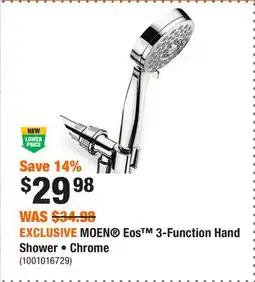 Home Depot EXCLUSIVE MOEN Eos 3-Function Hand Shower • Chrome offer