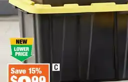 Home Depot Storage Tote 102L offer
