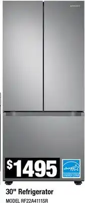 Home Depot 30 Refrigerator offer