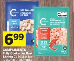 Foodland COMPLIMENTS Fully Cooked or Raw Shrimp offer