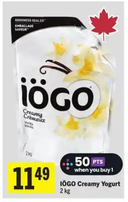 Foodland IÖGO Creamy Yogurt offer