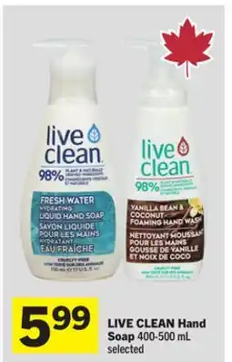 Foodland LIVE CLEAN Hand Soap offer
