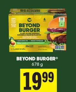 Foodland BEYOND BURGER offer