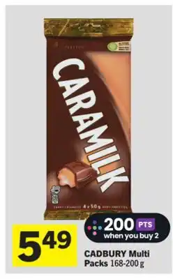 Foodland CADBURY Multi Packs offer