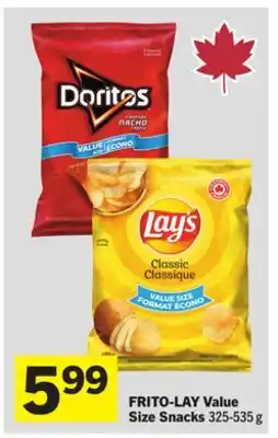 Foodland FRITO-LAY Value Size Snacks offer
