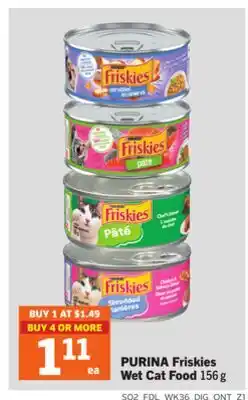 Foodland PURINA Friskies Wet Cat Food offer