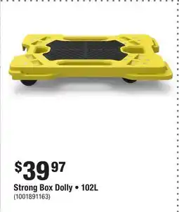 Home Depot Strong Box Dolly • 102L offer