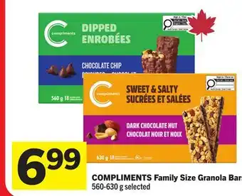 Foodland COMPLIMENTS Family Size Granola Bars offer