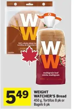 Foodland WEIGHT WATCHER'S Bread offer
