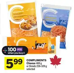 Foodland COMPLIMENTS Cheese offer