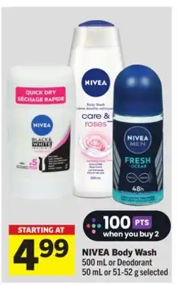 Foodland NIVEA Body Wash offer