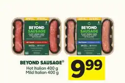 Foodland BEYOND SAUSAGE Hot Italian 400 g Mild Italian 400 g offer