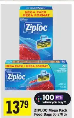 Foodland ZIPLOC Mega Pack Food Bags offer