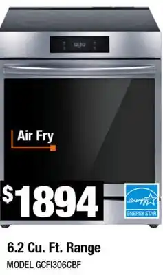 Home Depot 6.2 Cu. Ft. Range offer