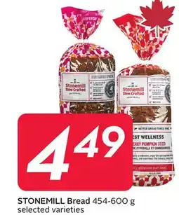 Sobeys STONEMILL Bread 454-600 g selected varieties offer