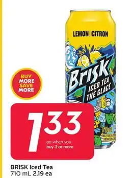 Sobeys BRISK Iced Tea offer