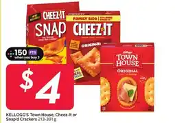 Sobeys KELLOGG'S Town House, Cheez-It or Snap'd Crackers offer