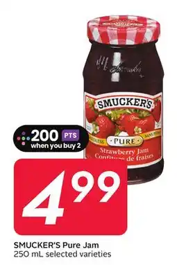 Sobeys SMUCKER'S Pure Jam offer
