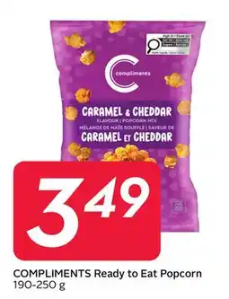 Sobeys COMPLIMENTS Ready to Eat Popcorn offer