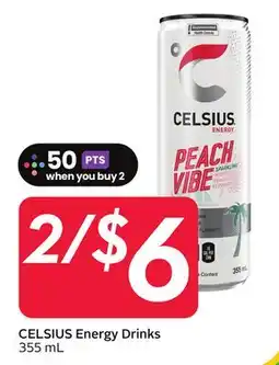 Sobeys CELSIUS Energy Drinks offer