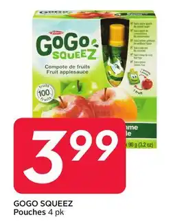 Sobeys GOGO SQUEEZ Pouches offer