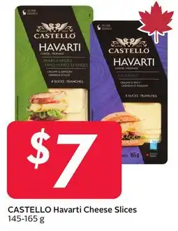 Sobeys CASTELLO Havarti Cheese Slices offer
