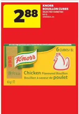 Real Canadian Superstore KNORR BOUILLON CUBES, 63 G offer