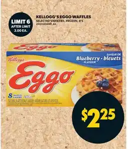 Real Canadian Superstore KELLOGG'S EGGO WAFFLES, 8' S offer