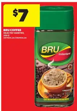 Real Canadian Superstore BRU COFFEE, 200 G offer