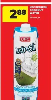 Real Canadian Superstore UFC REFRESH COCONUT WATER, 1 L offer