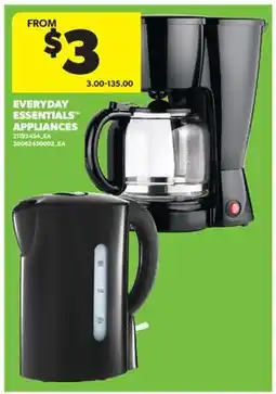 Real Canadian Superstore EVERYDAY ESSENTIALS APPLIANCES offer