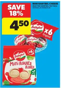 Real Canadian Superstore MINI BABYBEL CHEESE, 102/120 G offer