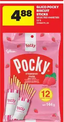 Real Canadian Superstore GLICO POCKY BISCUIT STICKS, 12' S offer