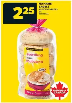 Real Canadian Superstore NO NAME BAGELS, 6' S offer