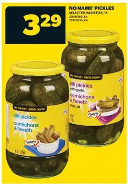 Real Canadian Superstore NO NAME PICKLES, 1 L offer