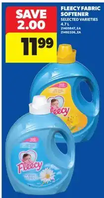 Real Canadian Superstore FLEECY FABRIC SOFTENER 4.7 L offer