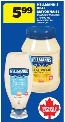 Real Canadian Superstore HELLMANN'S REAL MAYONNAISE offer