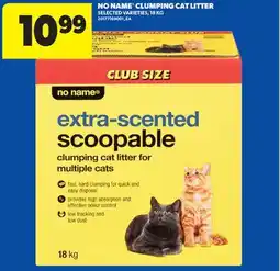Real Canadian Superstore NO NAME CLUMPING CAT LITTER, 18 KG offer