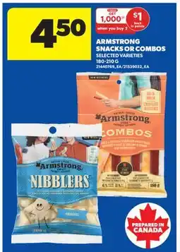 Real Canadian Superstore ARMSTRONG SNACKS OR COMBOS, 180-210 G offer