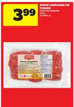 Real Canadian Superstore SIWIN LONGINISA OR TOSINO, 375 G offer