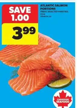 Real Canadian Superstore ATLANTIC SALMON PORTIONS, 113 G offer