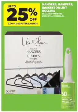 Real Canadian Superstore HANGERS, HAMPERS, BASKETS OR LINT ROLLERS offer