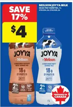 Real Canadian Superstore NEILSON JOYYA MILK, 1 L offer