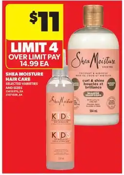 Real Canadian Superstore SHEA MOISTURE HAIR CARE offer