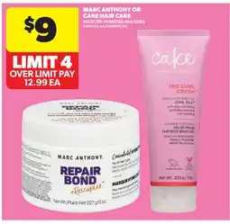Real Canadian Superstore MARC ANTHONY OR CAKE HAIR CARE offer