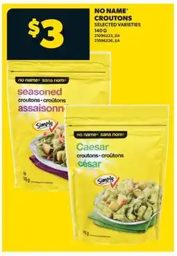 Real Canadian Superstore NO NAME CROUTONS, 140 G offer