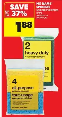 Real Canadian Superstore NO NAME SPONGES, 2/4' S offer
