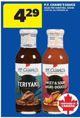 Real Canadian Superstore P. F. CHANG'S SAUCE, 350 ML offer