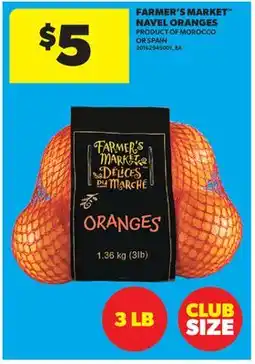 Real Canadian Superstore FARMER'S MARKET NAVEL ORANGES, 3 LB offer