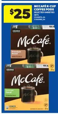 Real Canadian Superstore MCCAFÉ K-CUP COFFEE PODS, 30' S offer